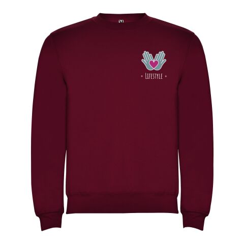 Clasica Sweatshirt mit Rundhalsausschnitt Unisex Standard | Garnet | XL | ohne Werbeanbringung | Nicht verfügbar | Nicht verfügbar | Nicht verfügbar