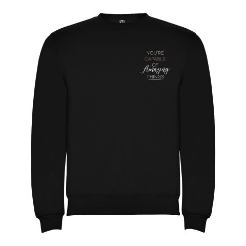 Clasica Sweatshirt mit Rundhalsausschnitt Unisex Standard | schwarz | S | ohne Werbeanbringung | Nicht verfügbar | Nicht verfügbar | Nicht verfügbar