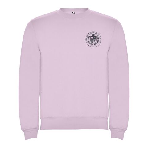 Werbeartikel Clasica Sweatshirt mit Rundhalsausschnitt Unisex – hellrosa – 2XL – mit Logo bedruckt
