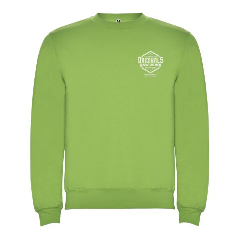 Werbeartikel Clasica Sweatshirt mit Rundhalsausschnitt Unisex – oasis green – XS – mit Logo bedruckt