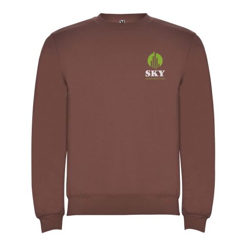 Werbeartikel Clasica Sweatshirt mit Rundhalsausschnitt Unisex – hellrot – S – mit Logo bedruckt