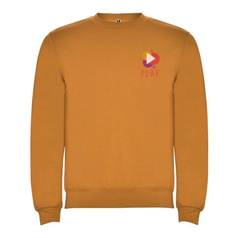 Werbeartikel Clasica Sweatshirt mit Rundhalsausschnitt Unisex – curry yellow – XL – mit Logo bedruckt