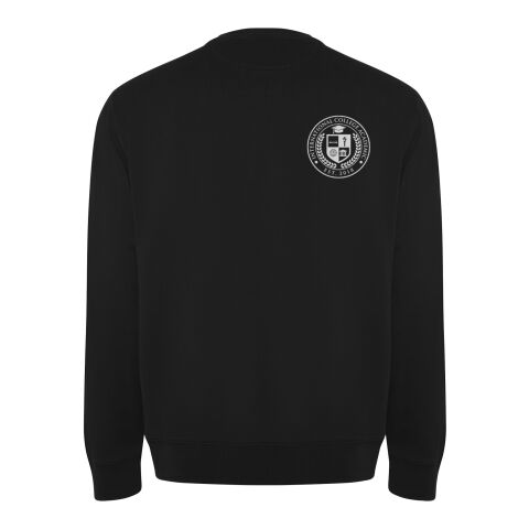 Werbeartikel Batian Sweatshirt mit Rundhalsausschnitt Unisex – schwarz – L – mit Logo bedruckt