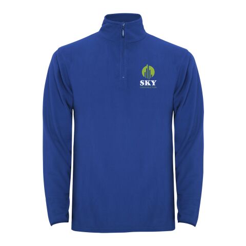 Werbeartikel Himalaya 1/4 Zip - Fleecepullover für Herren – royalblau – S – mit Logo bedruckt