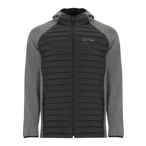 Minsk Hybrid Thermojacke Unisex Standard | schwarz-heather schwarz | M | ohne Werbeanbringung | Nicht verfügbar | Nicht verfügbar