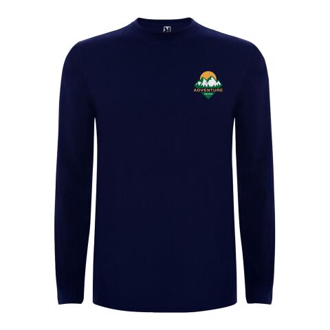 Werbeartikel Extreme Langarmshirt für Herren – navy blue – 3XL – mit Logo bedruckt