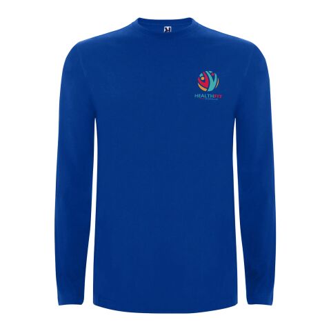Werbeartikel Extreme Langarmshirt für Herren – royalblau – L – mit Logo bedruckt