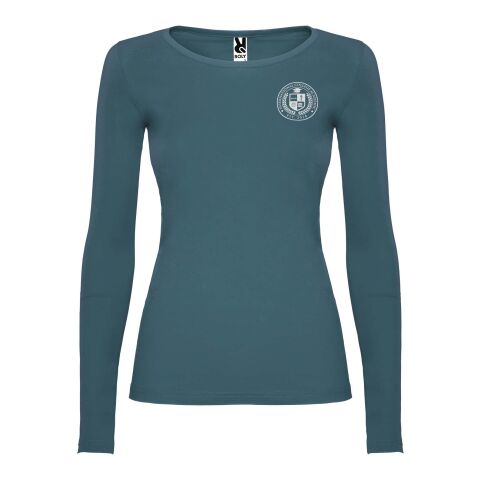 Werbeartikel Extreme Langarmshirt für Damen – Storm blue – 2XL – mit Logo bedruckt