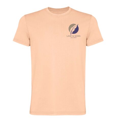 Werbeartikel Corgi T-Shirt für Herren – hellorange – 3XL – mit Logo bedruckt