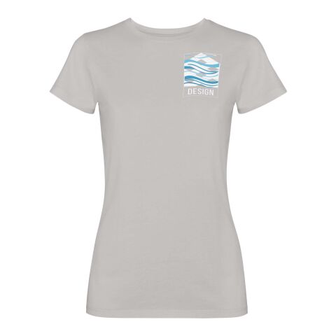 Werbeartikel Fiyi T-Shirt für Damen | grau | mit Logo bedrucken