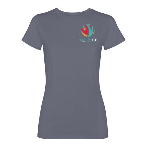 Werbeartikel Fiyi T-Shirt für Damen – dunkelgrau – XL – mit Logo bedruckt