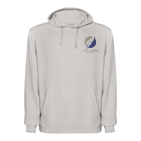 Werbeartikel Kenia Kapuzenpullover Unisex – grau – XS – mit Logo bedruckt