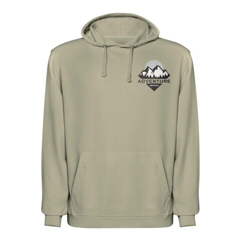 Werbeartikel Kenia Kapuzenpullover Unisex – khaki – XL – mit Logo bedruckt