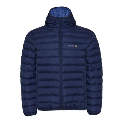 Werbeartikel Norwegen isolierte Jacke für Herren – navy blue – XL – mit Logo bedruckt