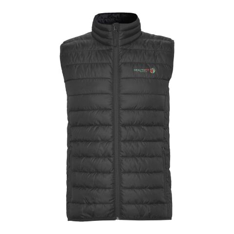 Werbeartikel Oslo isolierter Bodywarmer für Herren – Ebony