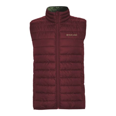 Oslo isolierter Bodywarmer für Herren Garnet | L | ohne Werbeanbringung | Nicht verfügbar | Nicht verfügbar