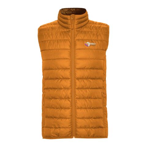 Werbeartikel Oslo isolierter Bodywarmer für Herren – Curry Yellow – 2XL – mit Logo bedruckt