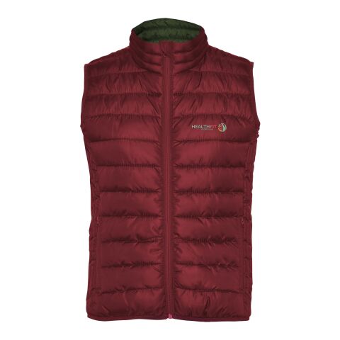 Werbeartikel Oslo isolierter Bodywarmer für Damen – garnet – S – mit Logo bedruckt