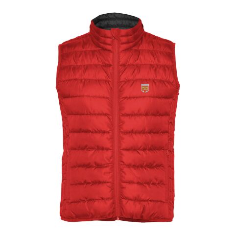 Werbeartikel Oslo isolierter Bodywarmer für Damen – rot – XL – mit Logo bedruckt