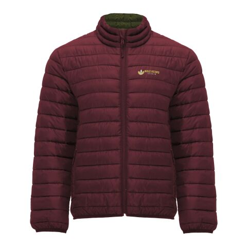 Werbeartikel Finland Thermojacke für Herren – garnet – 3XL – mit Logo bedruckt