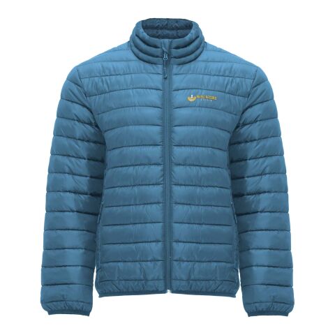 Werbeartikel Finland Thermojacke für Herren – storm blue – L – mit Logo bedruckt