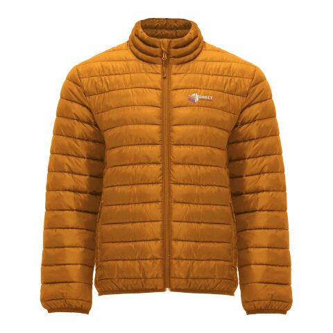 Werbeartikel Finland Thermojacke für Herren – curry yellow – M – mit Logo bedruckt