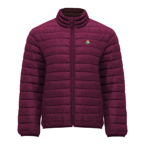 Werbeartikel Finland Thermojacke für Herren – plum red – M – mit Logo bedruckt