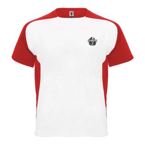 Bugatti T-Shirt Unisex aus recyceltem Material Standard | weiss-rot | M | ohne Werbeanbringung | Nicht verfügbar | Nicht verfügbar | Nicht verfügbar