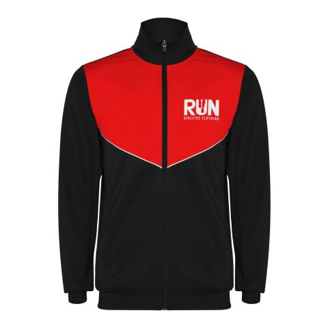 Evans Trainingsanzug Unisex Standard | schwarz-rot | XL | ohne Werbeanbringung | Nicht verfügbar | Nicht verfügbar | Nicht verfügbar