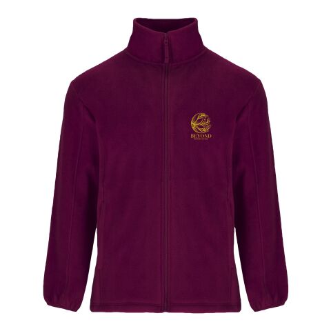 Werbeartikel Artic Fleecejacke für Herren – garnet – 3XL – mit Logo bedruckt