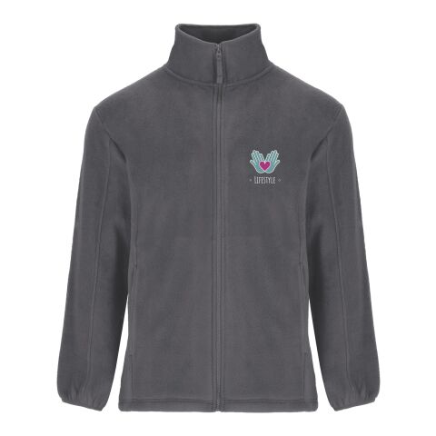 Werbeartikel Artic Fleecejacke für Herren – lead – M – mit Logo bedruckt