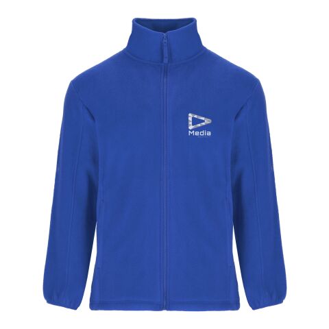 Werbeartikel Artic Fleecejacke für Herren – royalblau – 2XL – mit Logo bedruckt