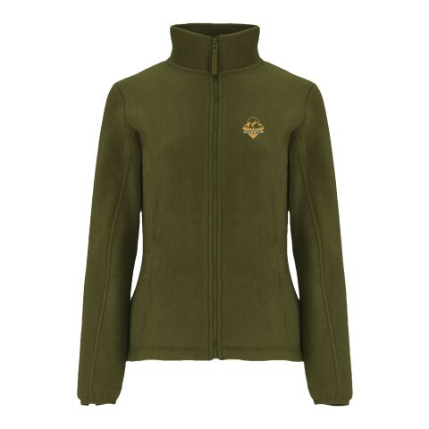 Werbeartikel Artic Fleecejacke für Damen – pine green – 2XL – mit Logo bedruckt