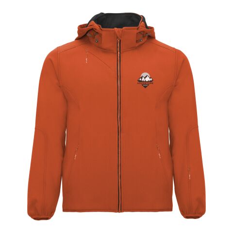 Werbeartikel Siberia Softshelljacke Unisex | Vermillon Orange | mit Logo bedrucken