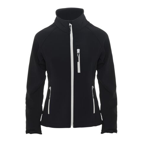 Werbeartikel Antartida Softshelljacke für Damen | schwarz | mit Logo bedrucken