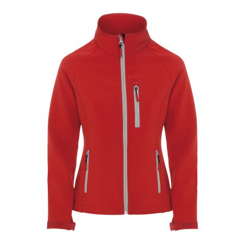 Werbeartikel Antartida Softshelljacke für Damen | rot | mit Logo bedrucken
