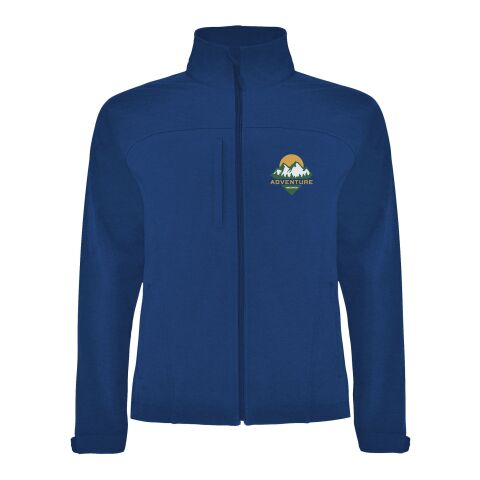 Werbeartikel Rudolph Softshelljacke Unisex | royalblau | mit Logo bedrucken