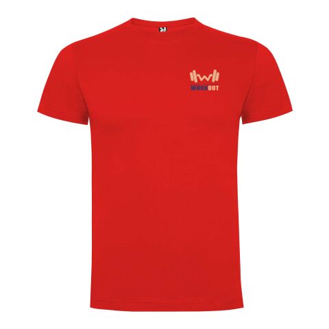 Werbeartikel Dogo Premium T-Shirt für Herren – rot – 4XL – mit Logo bedruckt