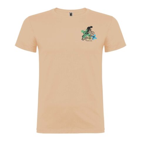 Werbeartikel Beagle T-Shirt für Herren – Angora – 4XL – mit Logo bedruckt