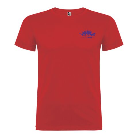 Werbeartikel Beagle T-Shirt für Herren – rot – 2XL – mit Logo bedruckt