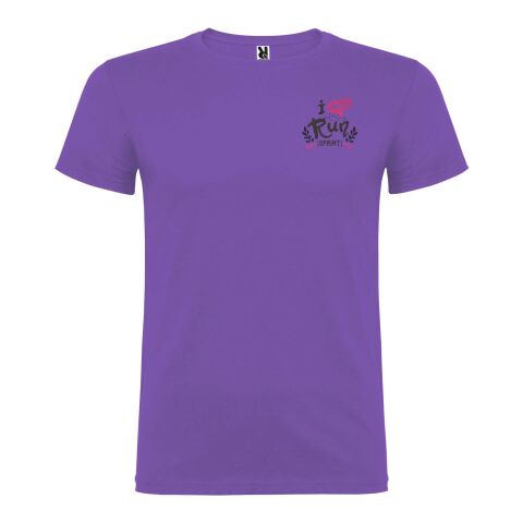 Werbeartikel Beagle T-Shirt für Herren – Irisches Violett – XS – mit Logo bedruckt
