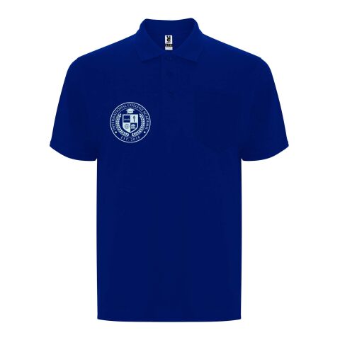 Werbeartikel Centauro Premium Poloshirt Unisex – blau – S – mit Logo bedruckt