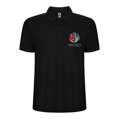 Corporate Fashion Pegaso Premium Poloshirt – schwarz – bestickt 48h Express-Druck Gr. 3XL