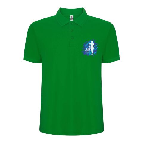 48h Express-Druck Werbeartikel Pegaso Premium Poloshirt für Herren – grass green – XL – mit Logo bedruckt