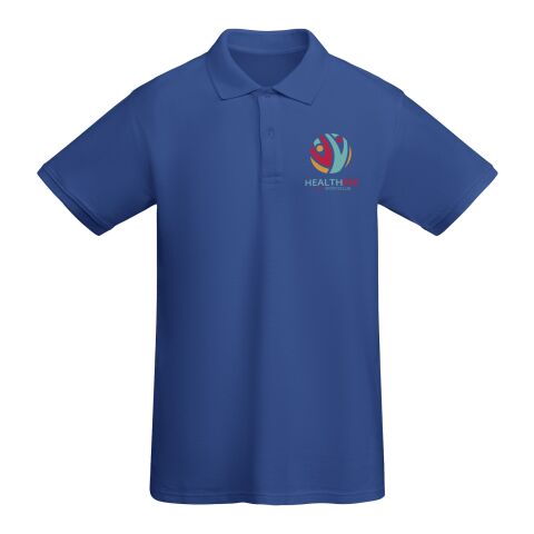 Werbeartikel Prince Poloshirt für Herren – royalblau – XL – mit Logo bedruckt
