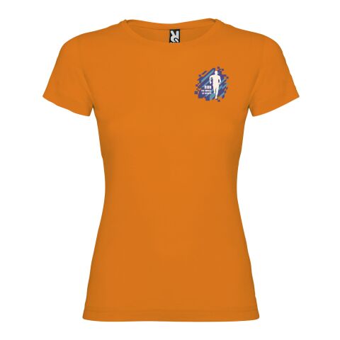 Werbeartikel Jamaika T-Shirt für Damen | orange | mit Logo bedrucken