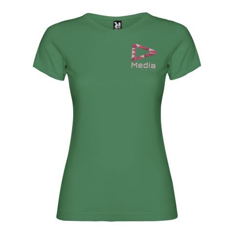 Werbeartikel Jamaika T-Shirt für Damen – kelly green – L – mit Logo bedruckt