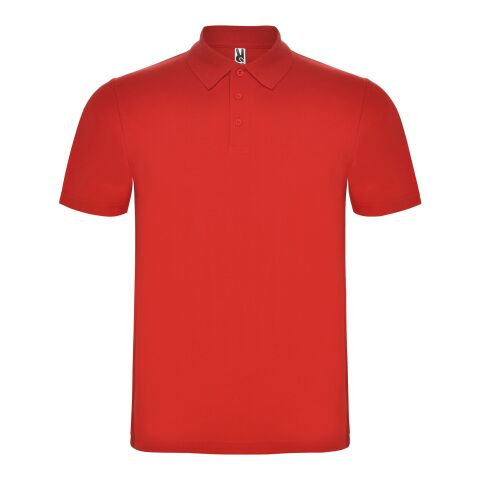 Werbeartikel Austral Poloshirt Unisex – rot – 3XL – mit Logo bedruckt