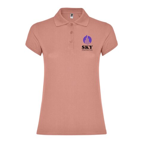 Werbeartikel Star Poloshirt für Damen – clay orange – 3XL – mit Logo bedruckt