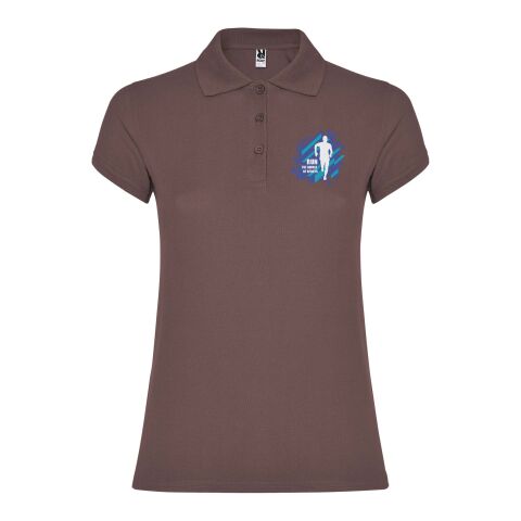 Werbeartikel Star Poloshirt für Damen – hellrot – L – mit Logo bedruckt